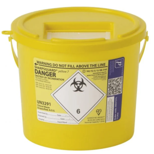 Sharpsguard Yellow 7 Ltr Sharps Bin